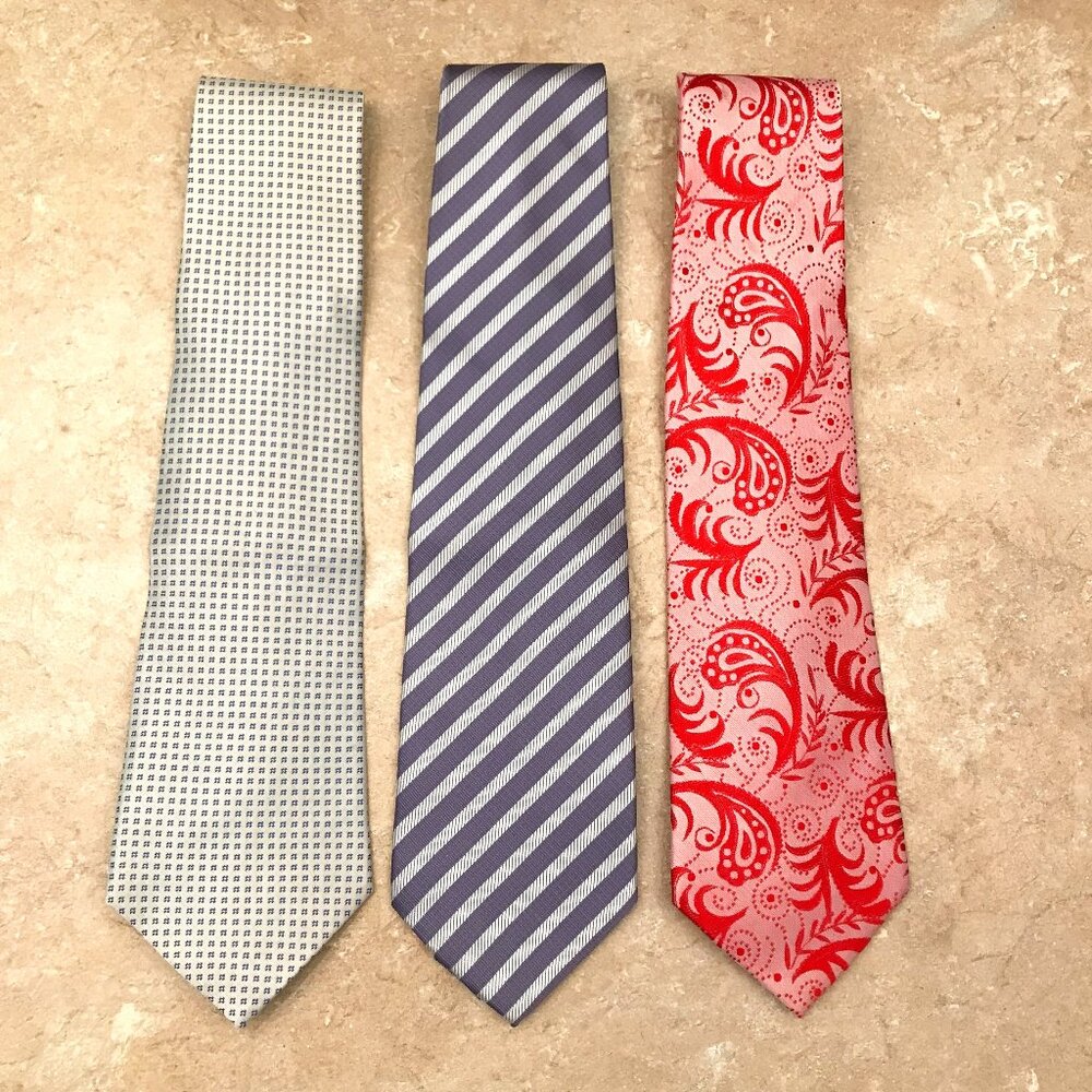 3 Silk Tie Combo